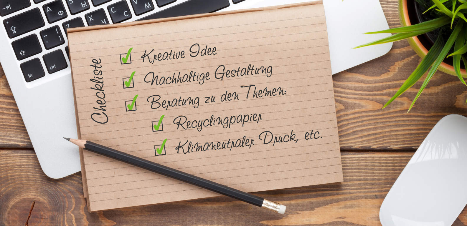 Drucktante - Checkliste