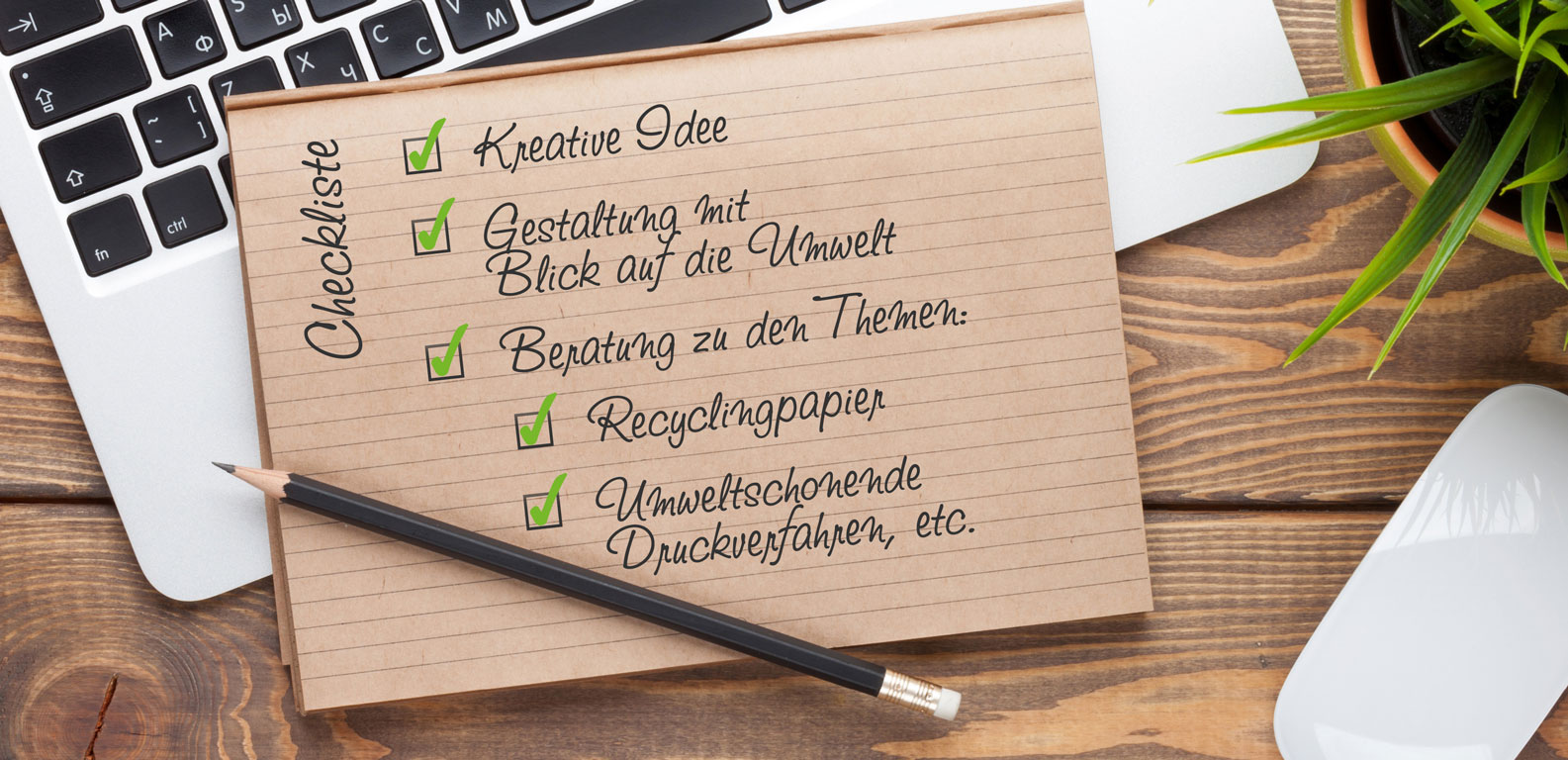 Drucktante - Checkliste